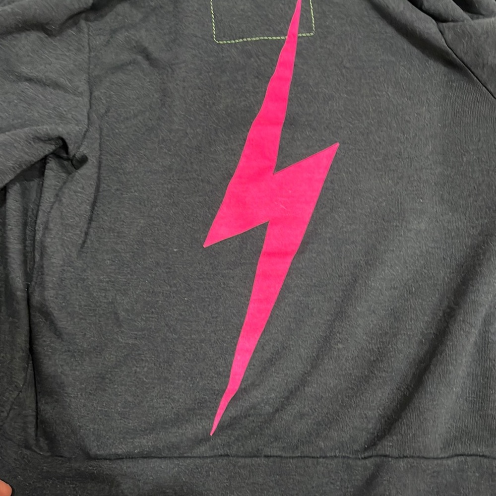 AVIATOR NATION HOT PINK BULT ZIP UP